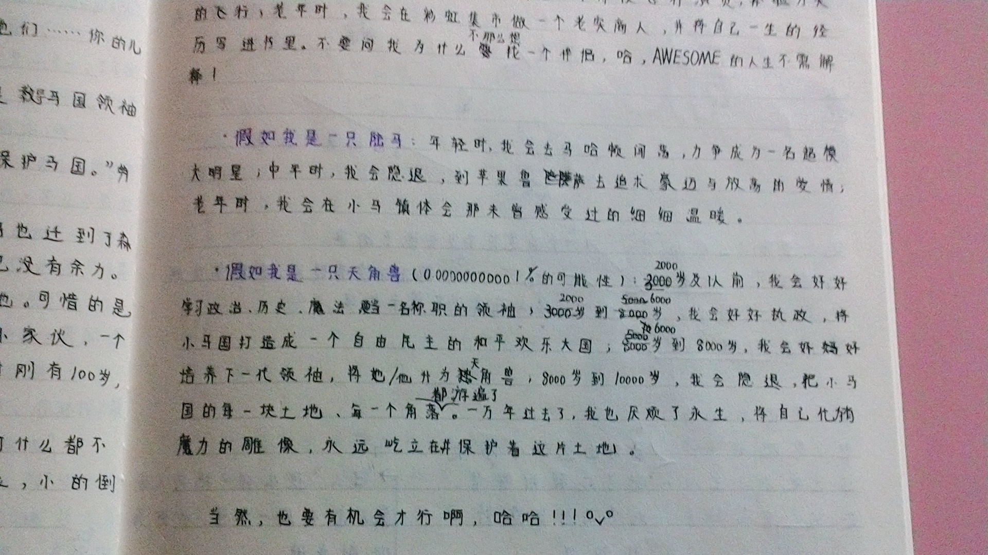 假如我是一只小马