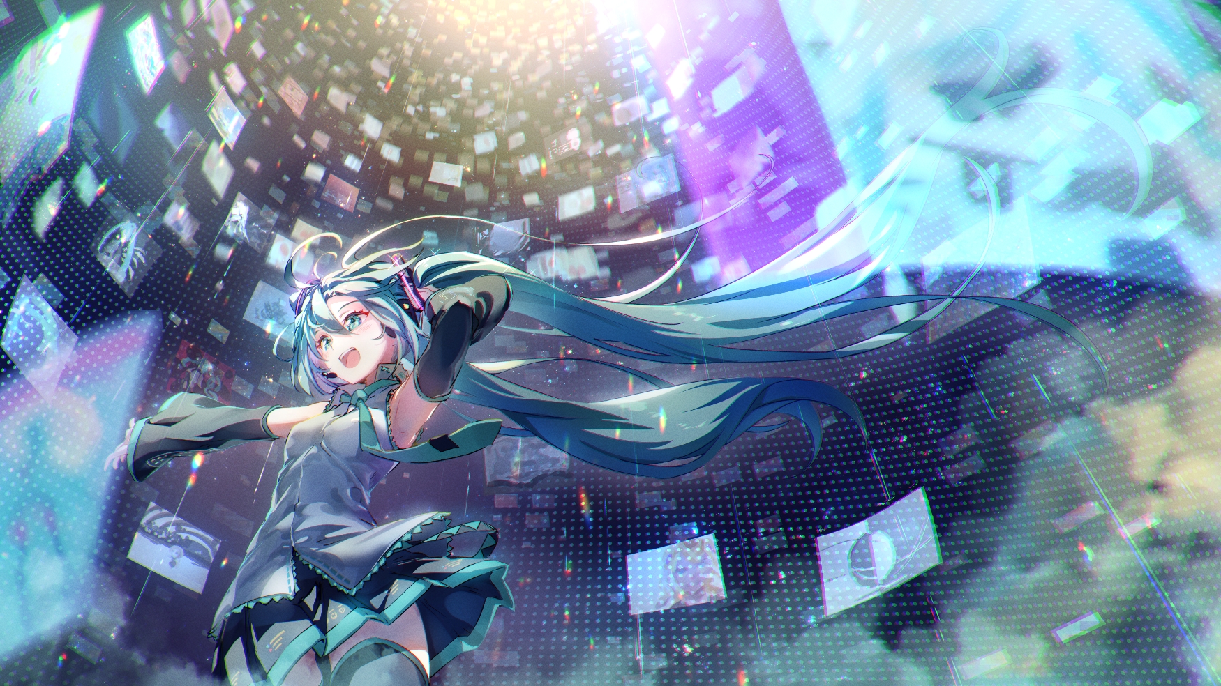 『初音ミク』公式服精选100张ღ