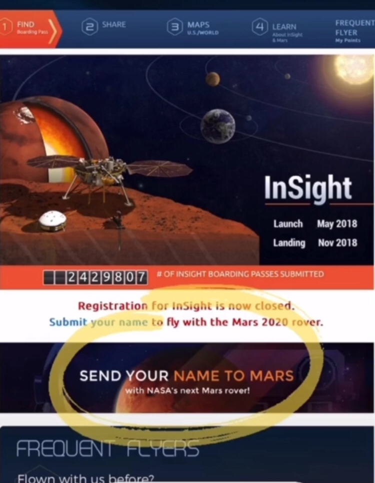 NASA：send your name to the mars 2026 哔哩哔哩