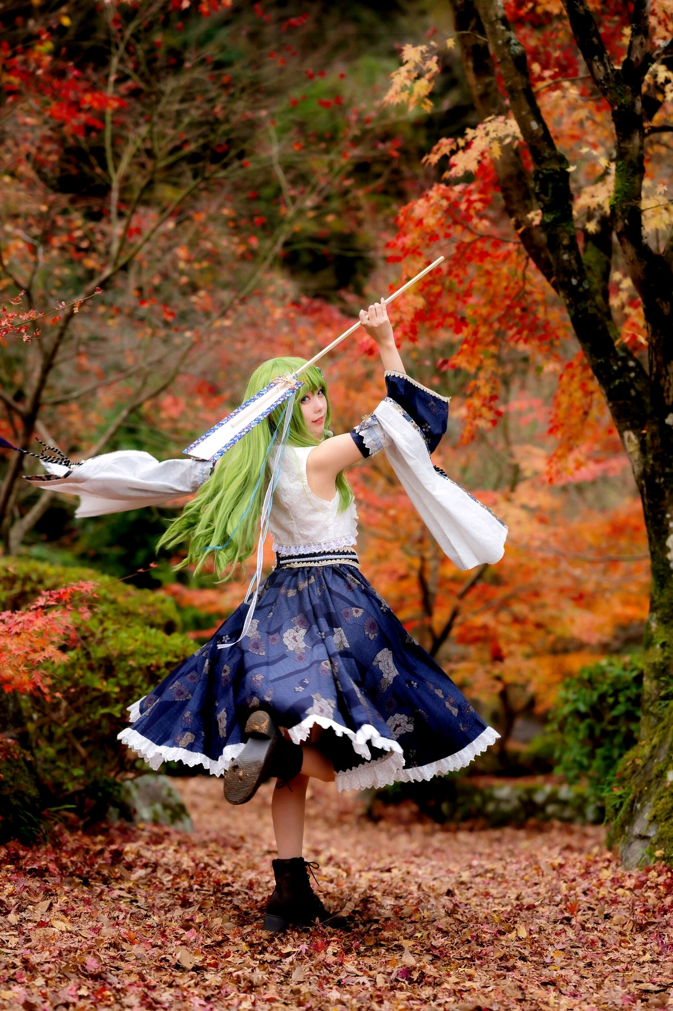 【东方】搬运|东风谷早苗|cosplay - 哔哩哔哩