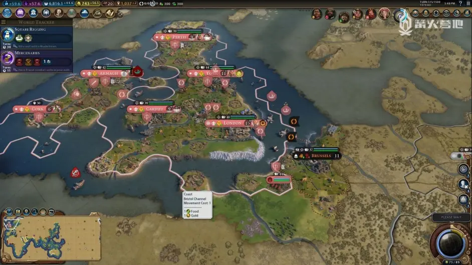 文明6 的巨型真实地图mod 带给玩家无限乐趣 哔哩哔哩