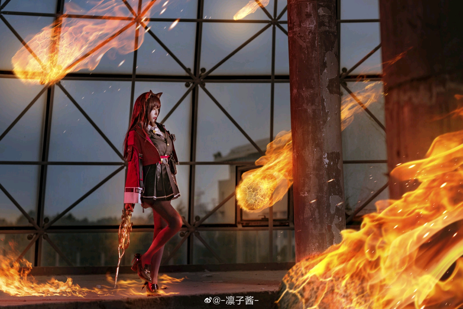 【cos】明日方舟天火:达成目的前,我会暂留在罗德岛.目的?