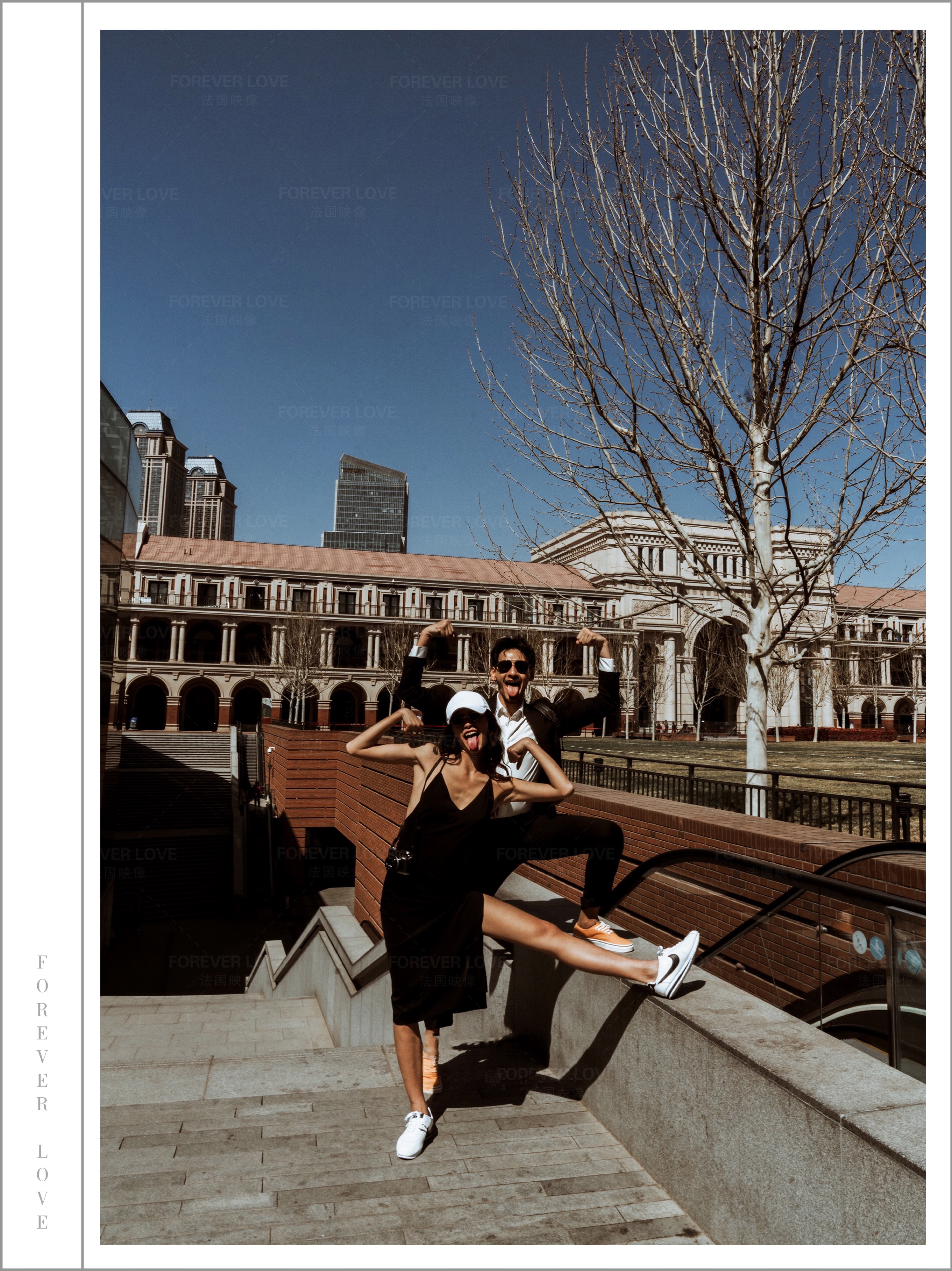 街拍纪实风格婚纱照青春又活力