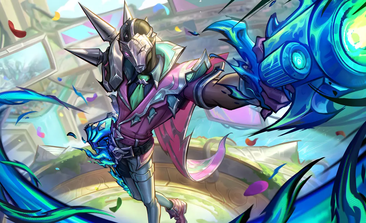 英雄联盟皮肤原画 戏命师 烬