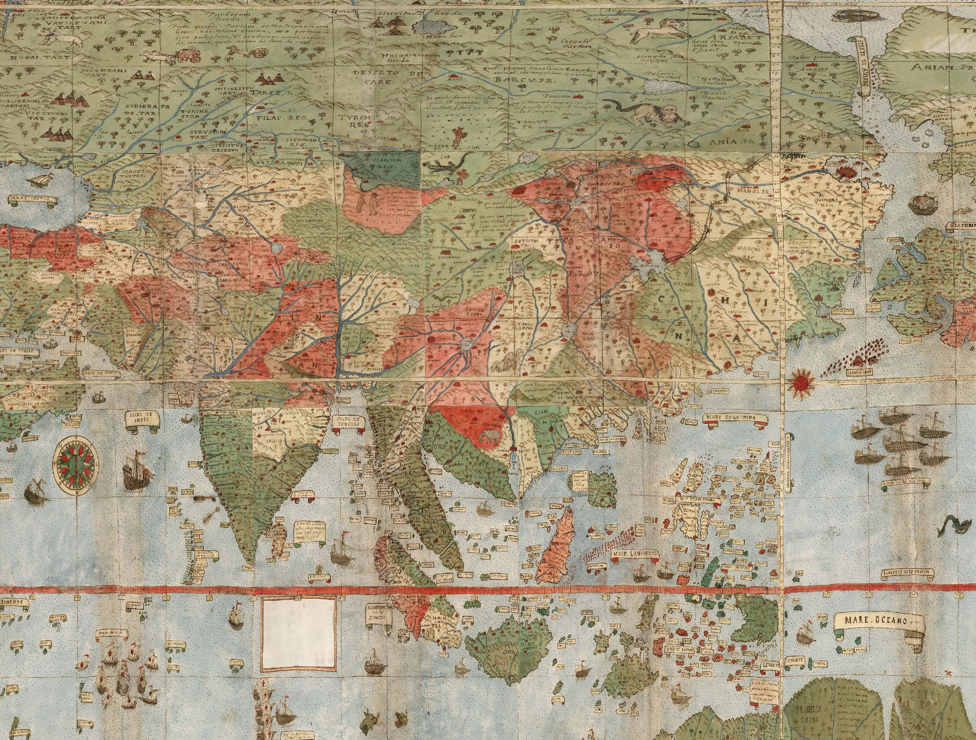 1587 World Map Monte s 1587 1587-world-map-monte-s-1587