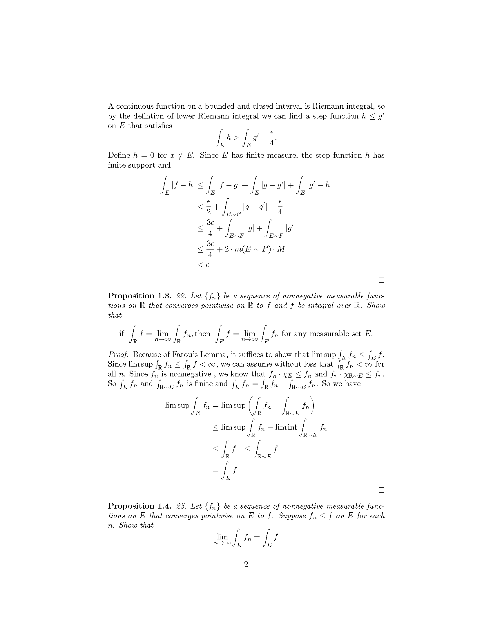 Royden Real Analysis