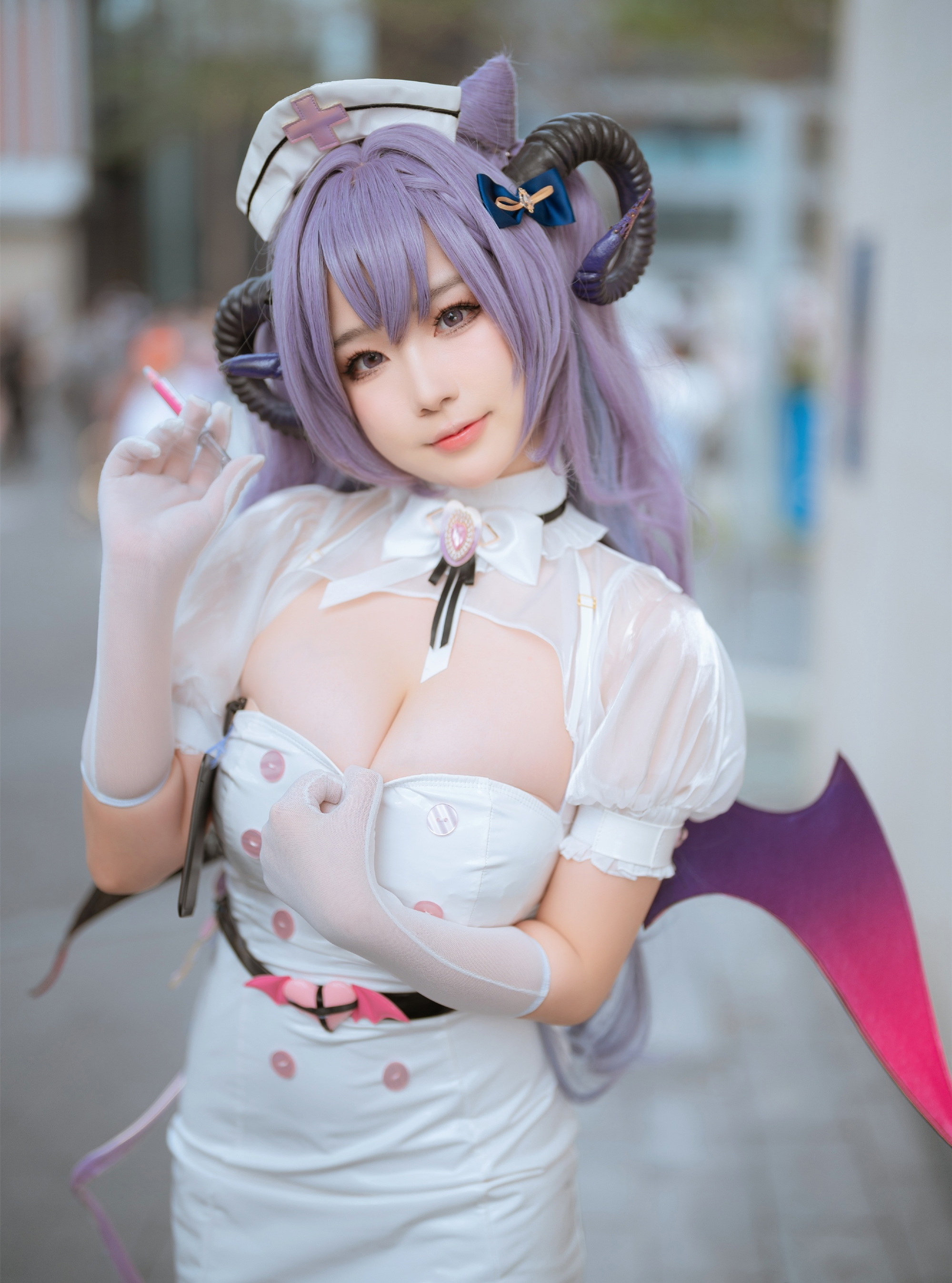 七七娜娜子魅魔刻晴同人cosplay8