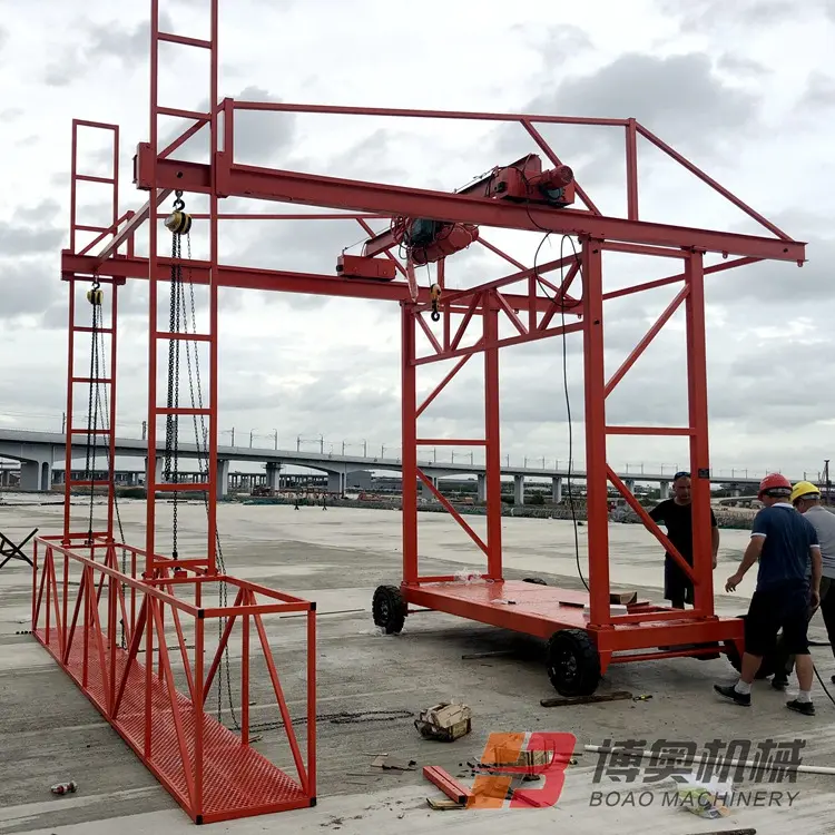 防撞护栏台车_防撞墙模板吊装施工设备 - 哔哩哔哩