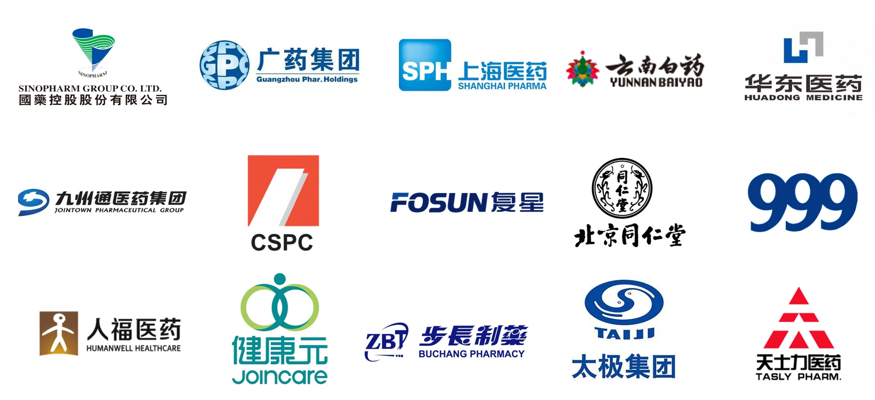 Logos for Brand Finance Chinese Pharma 2022 哔哩哔哩