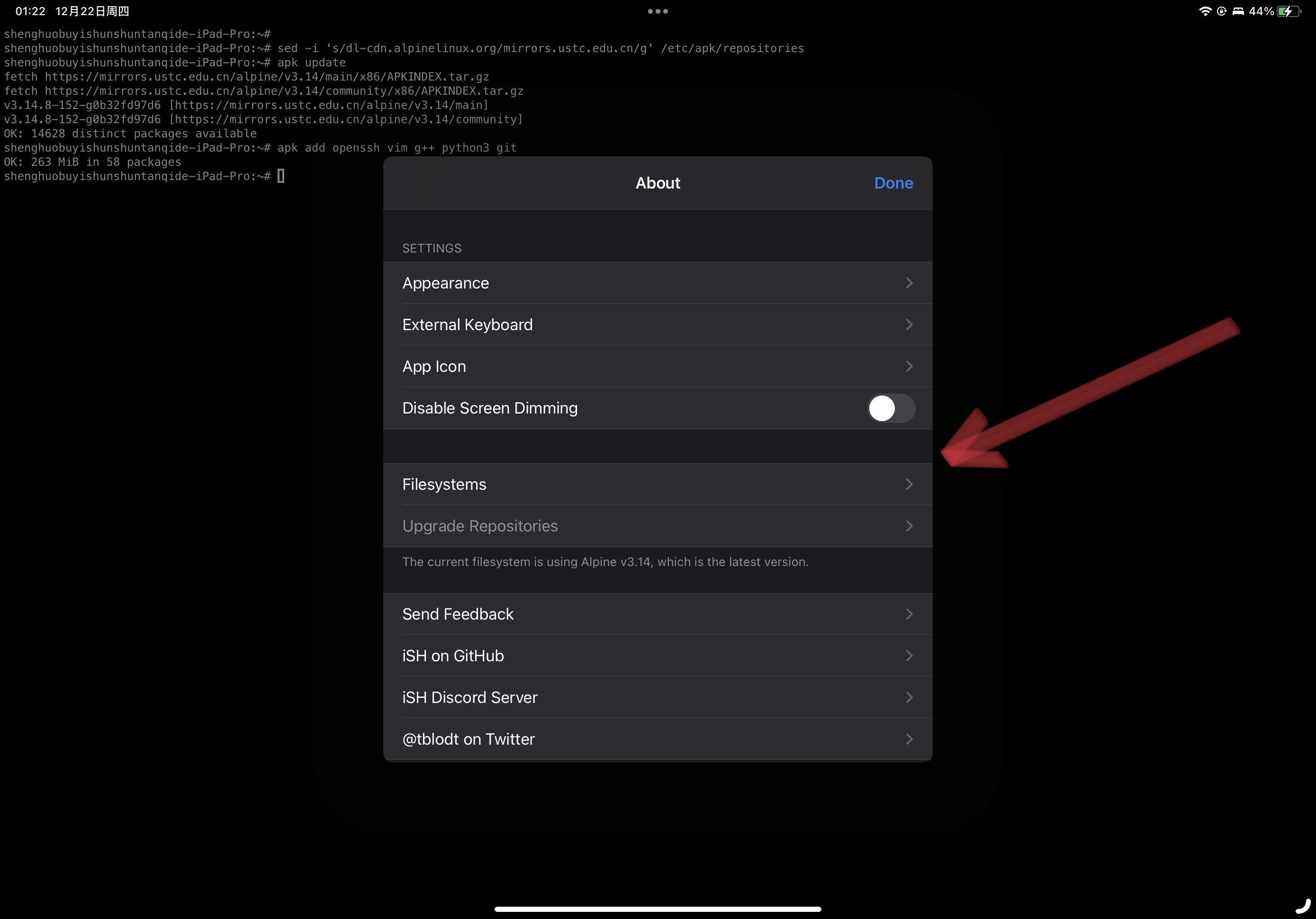 （免越狱）在你的iPhone或者iPad里面利用ish安装Linux 哔哩哔哩