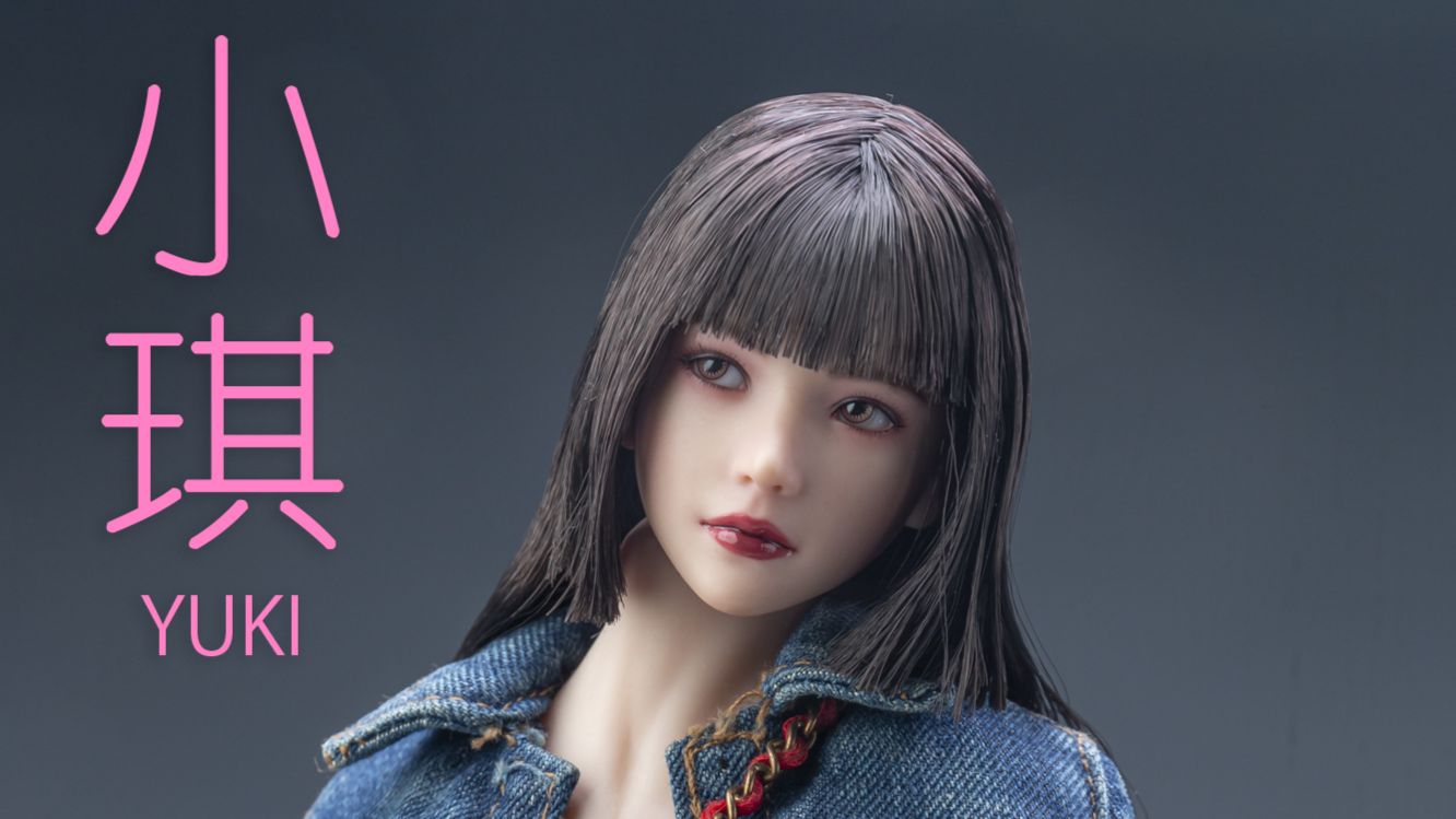 I8TOYS 新品：“小琪 Yuki" 1/6 可动眼球头雕 #I8-H003 - 哔哩哔哩