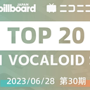 【2023/06/28 第30期】Billboard JAPAN「NICONICO VOCALOID歌曲TOP20」