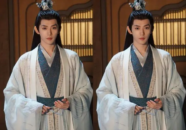 长月烬明 邓为最新营业图 优雅的白衣贵公子 现代装也这么帅 哔哩哔哩