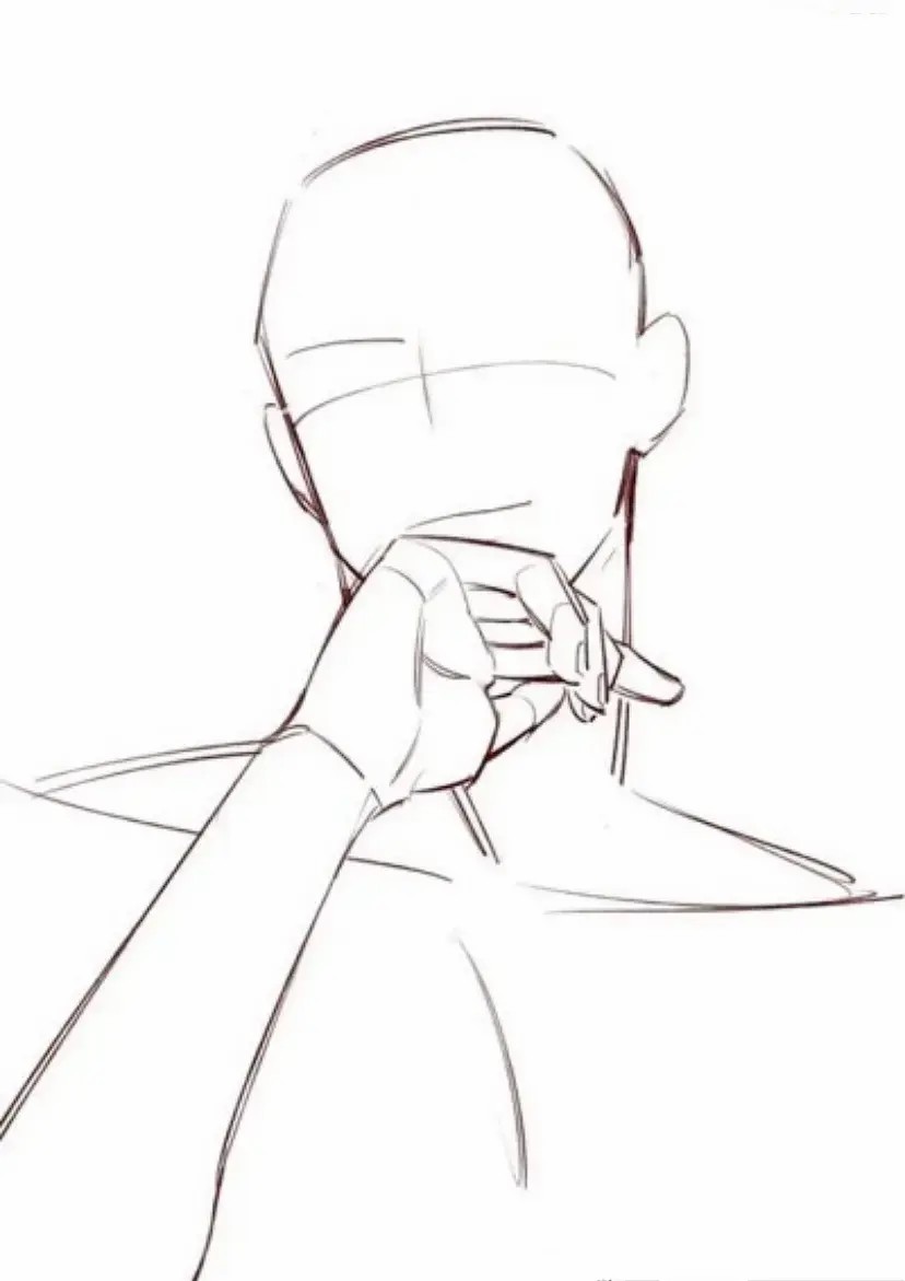 [板绘素材]本子画师必备人物头像线稿,别说你还没有