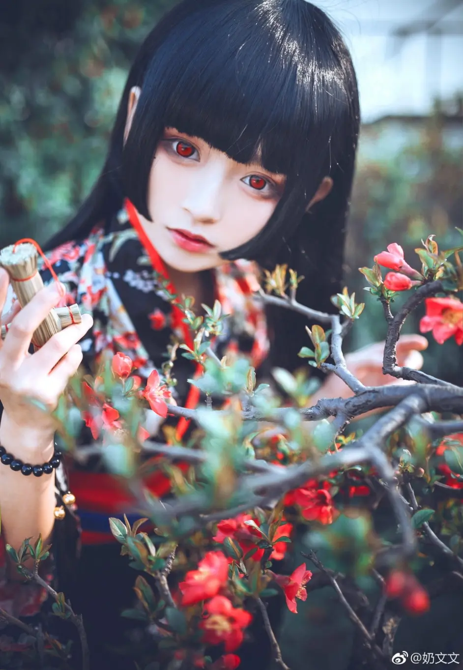 Cosplay 地狱少女骨女阎魔爱一荣一枯 哔哩哔哩