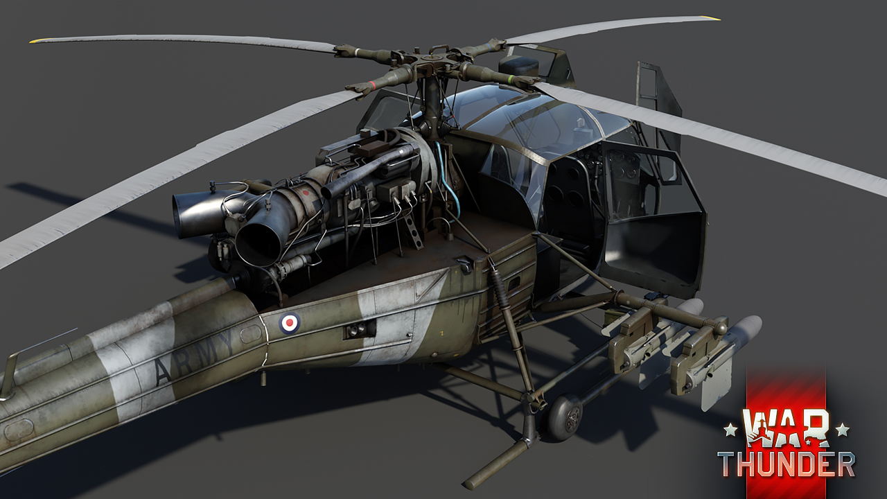 戰爭雷霆 1.91開發日誌 westland scout&wasp(英系武直)