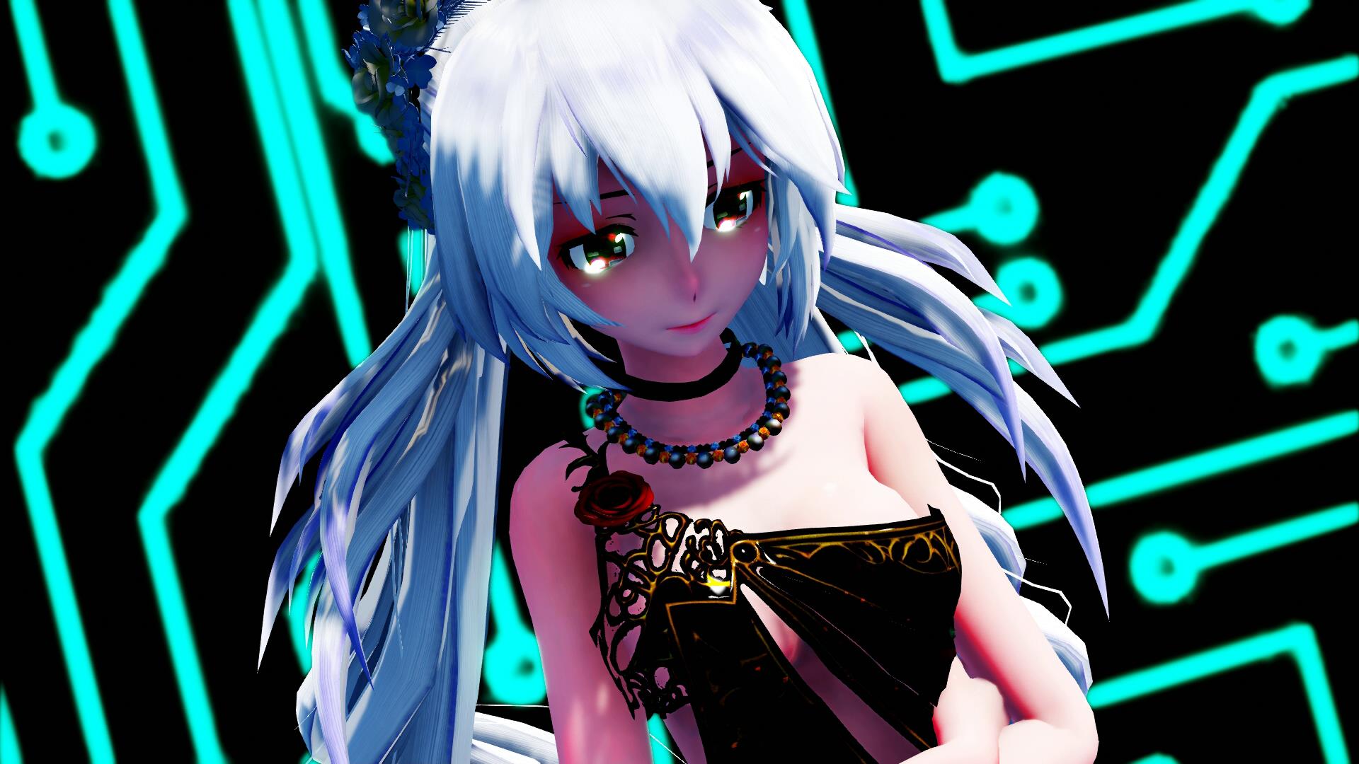 mmd弱音跟我一起嘤嘤嘤