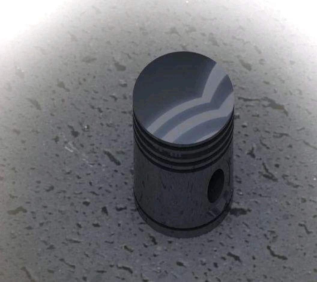 无气门干涉槽的平顶活塞