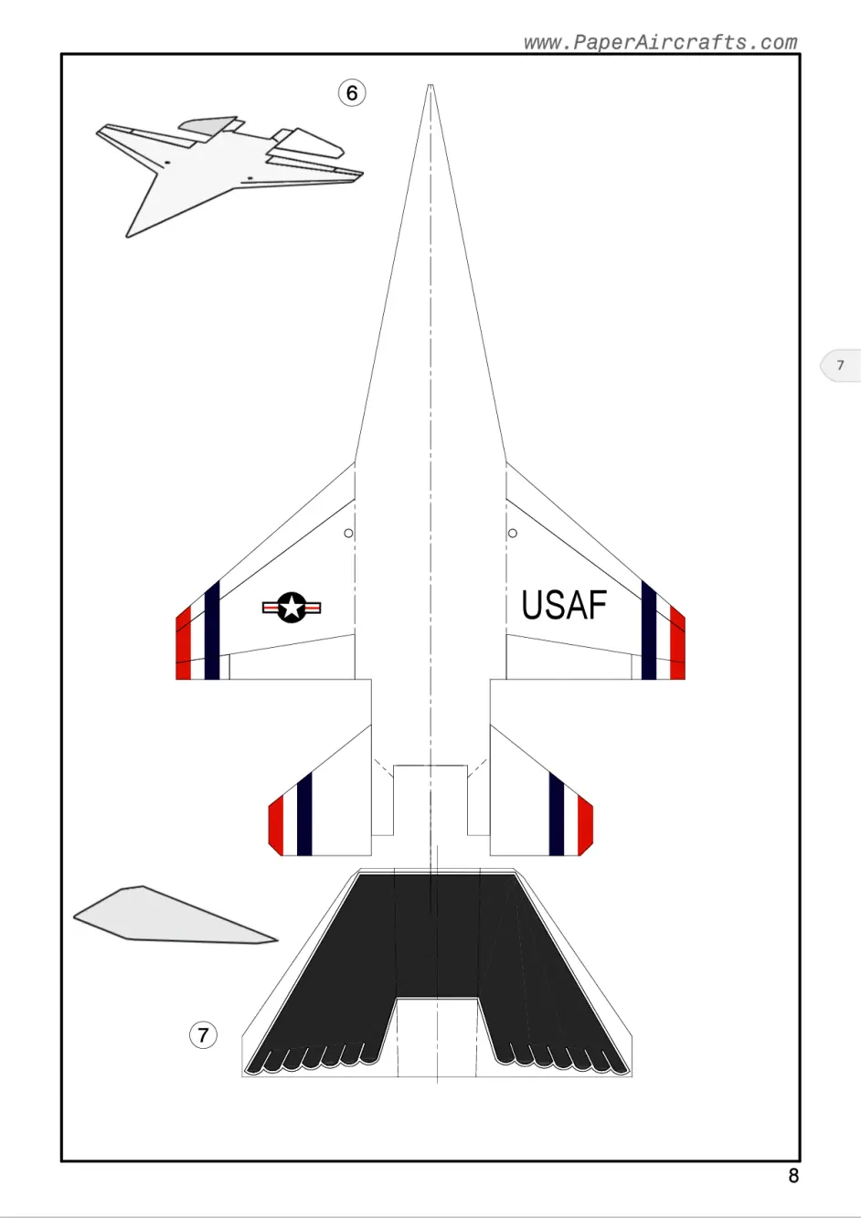 f35纸模图纸图片