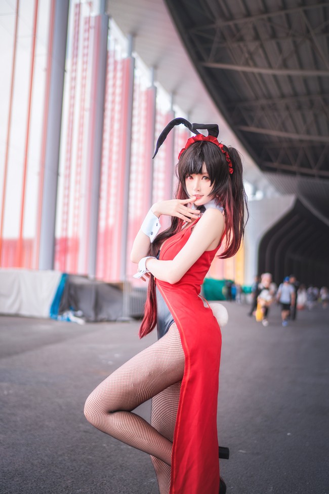 【cosplay狂三】《约会大作战》兔女郎