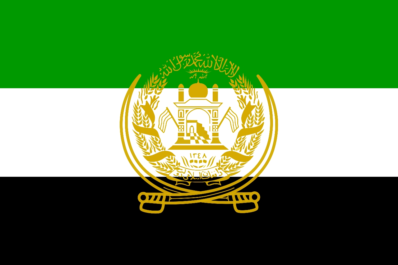 阿富汗国旗,国徽图片含义,Afghanistan flag,英文名称:Afghanistan,缩写:AFG-世界各国国旗大全,佛山扬展旗帜厂