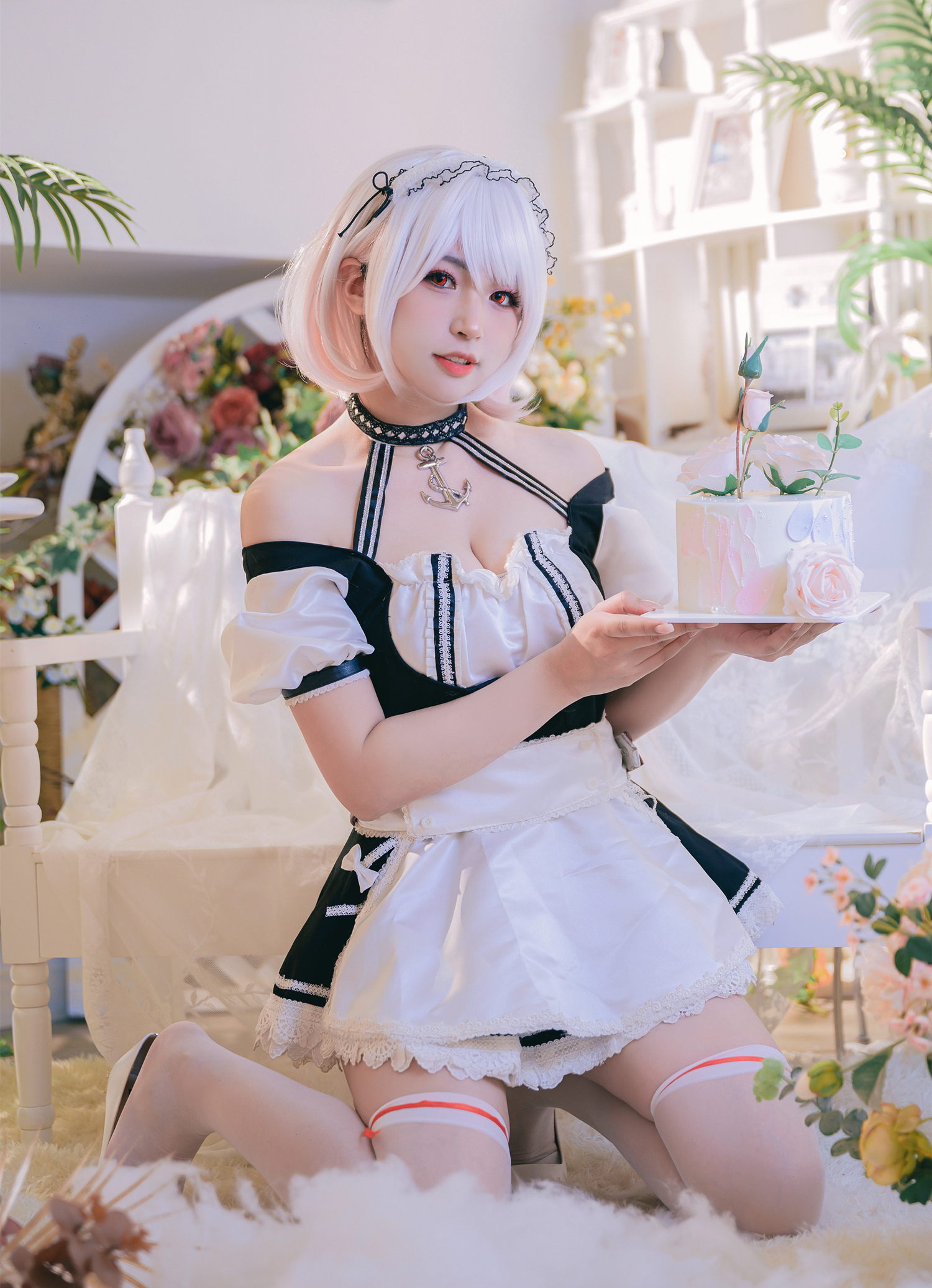 懵懵懵白日梦碧蓝航线天狼星女仆cosplay8