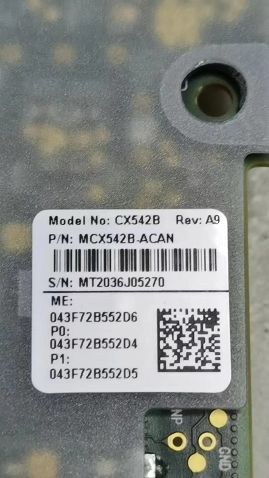 Cx542b mellanox connectx 5 en mcx542b acan 25gbe 10gbe 1gbe 