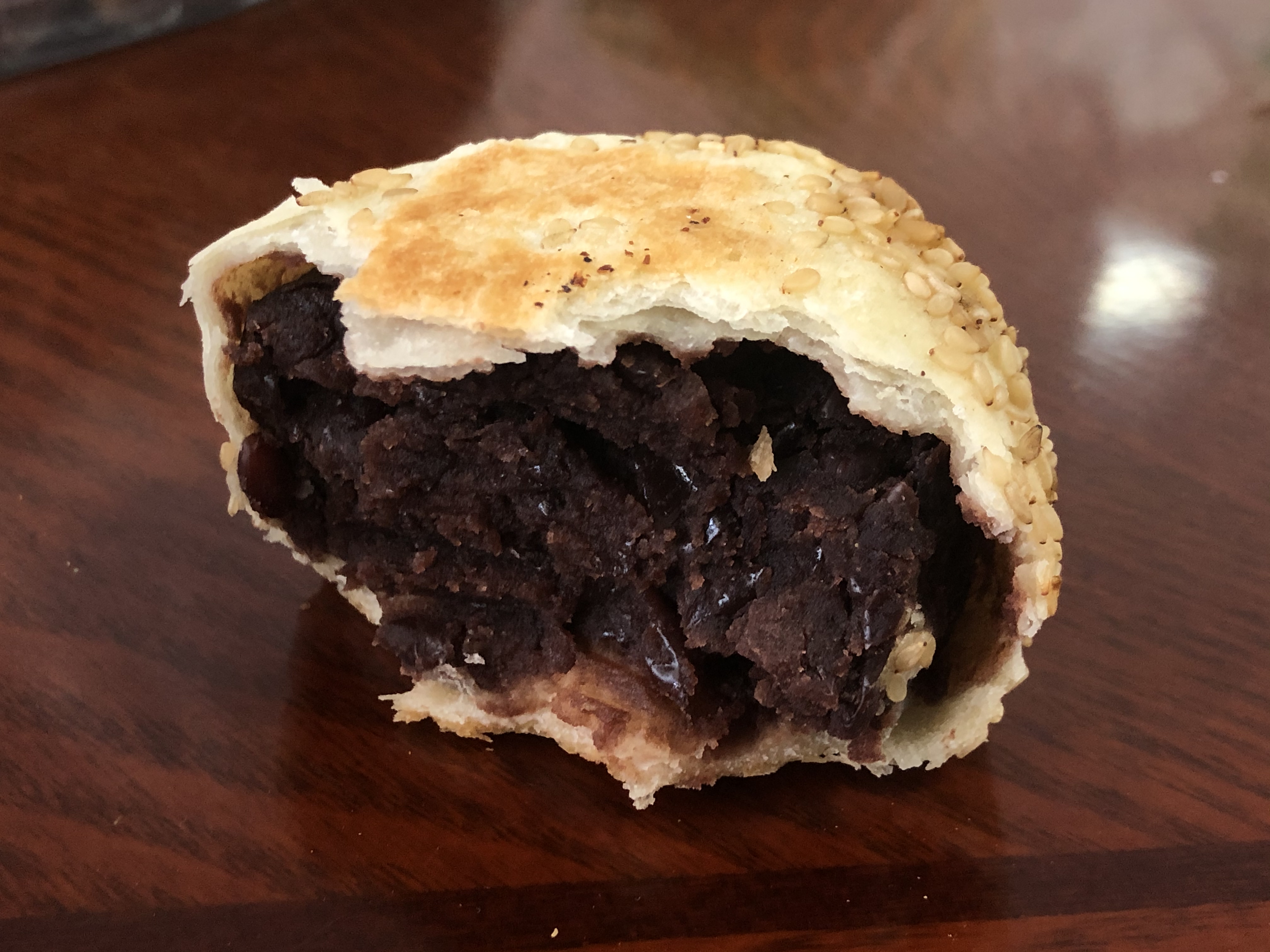 豆馅烧饼!喜欢一切豆馅