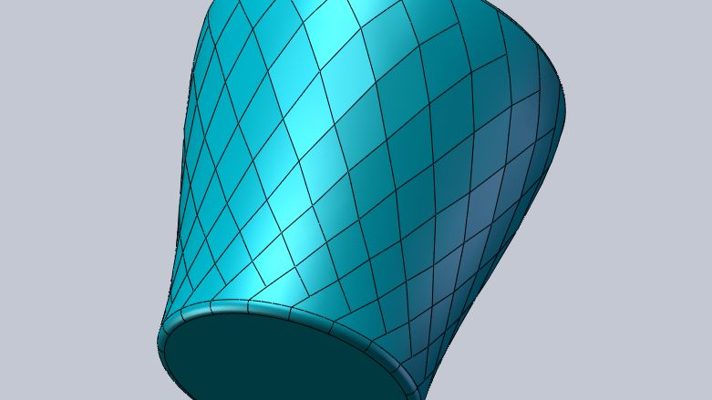 Solidworks菱形纹理建模 哔哩哔哩