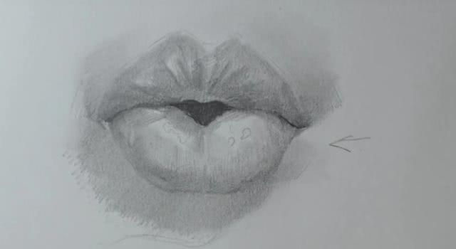 素描--素描人物五官嘴唇的绘画，你学到了多少?