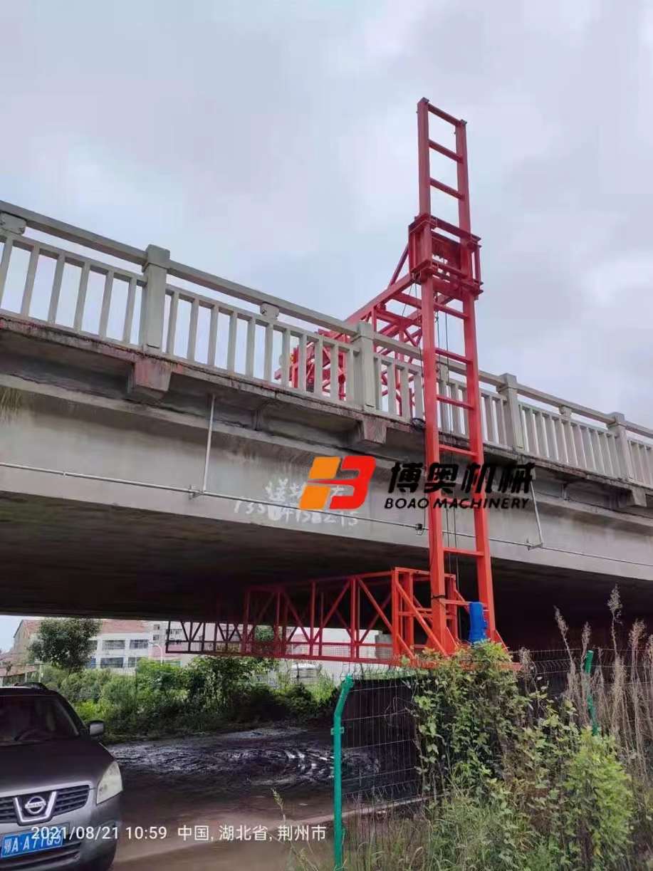 桥梁pvc排水管安装台车博奥qjcb4501型