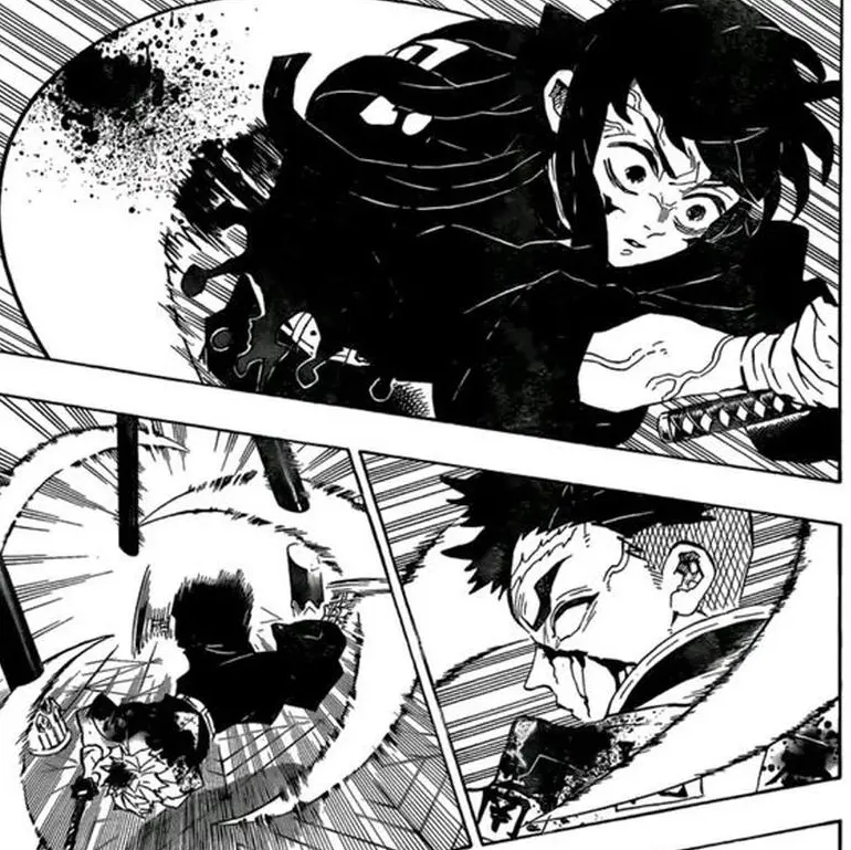 鬼灭之刃175话 不死川玄弥全场神助攻 黑死牟终战败 哔哩哔哩