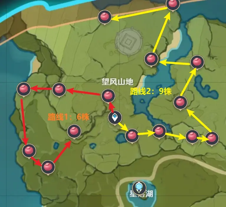 【原神】落落莓:快速采集路线&攻略 - 哔哩哔哩