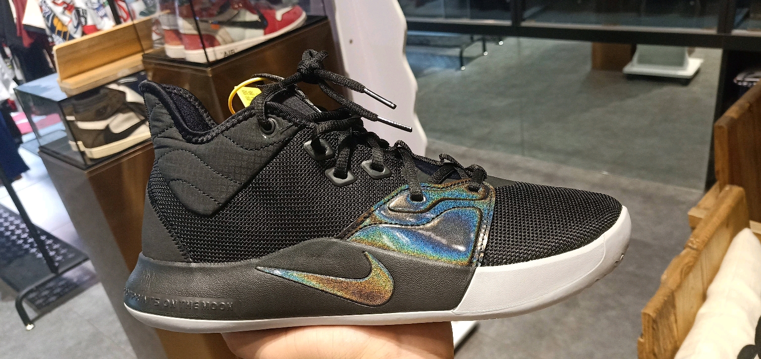 nike pg3开箱 黑彩虹and nasa