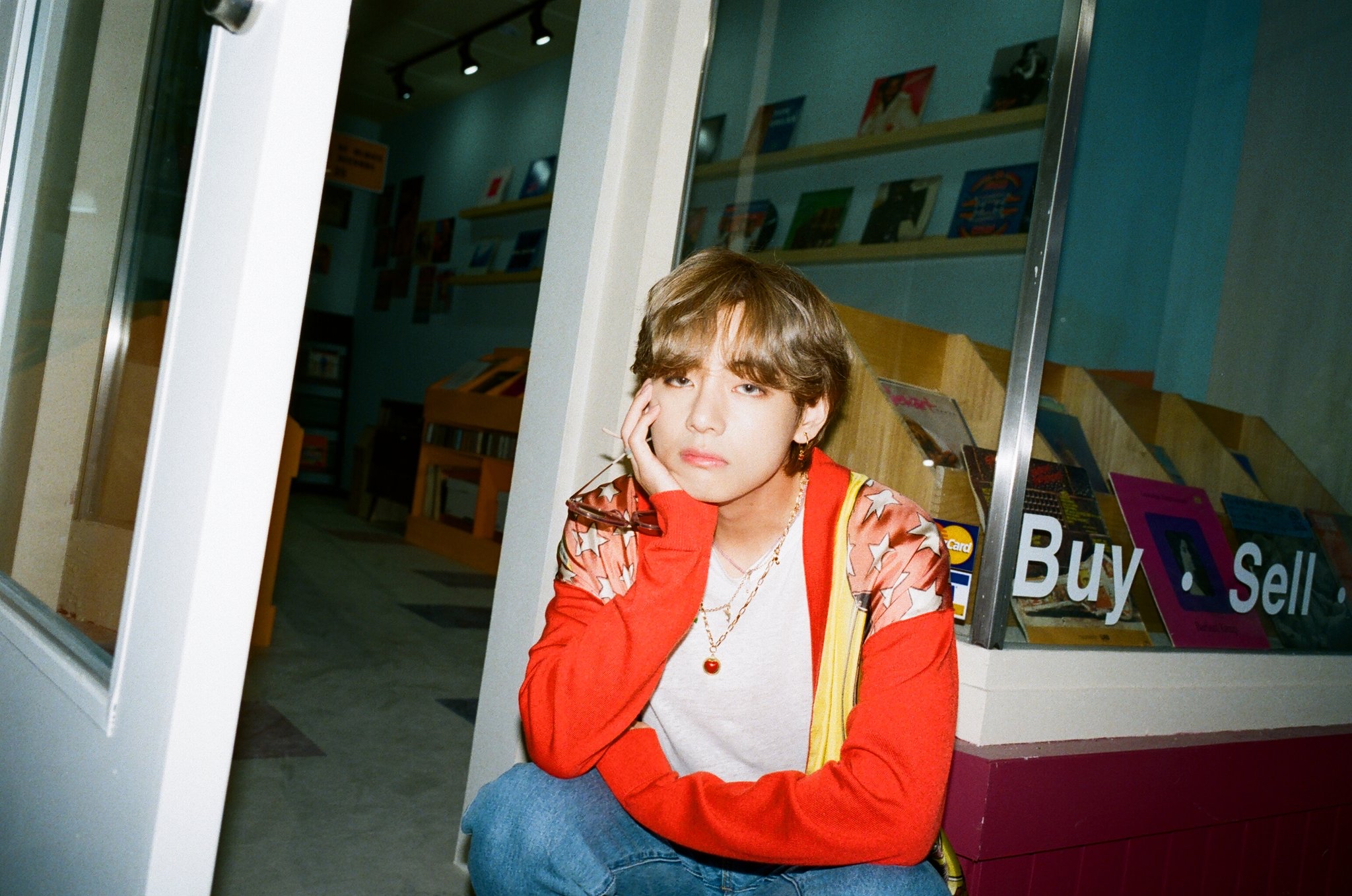 金泰亨 帅气复古时尚潮流