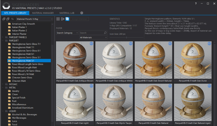 Sigershaders xs material presets studio v2 5 0 