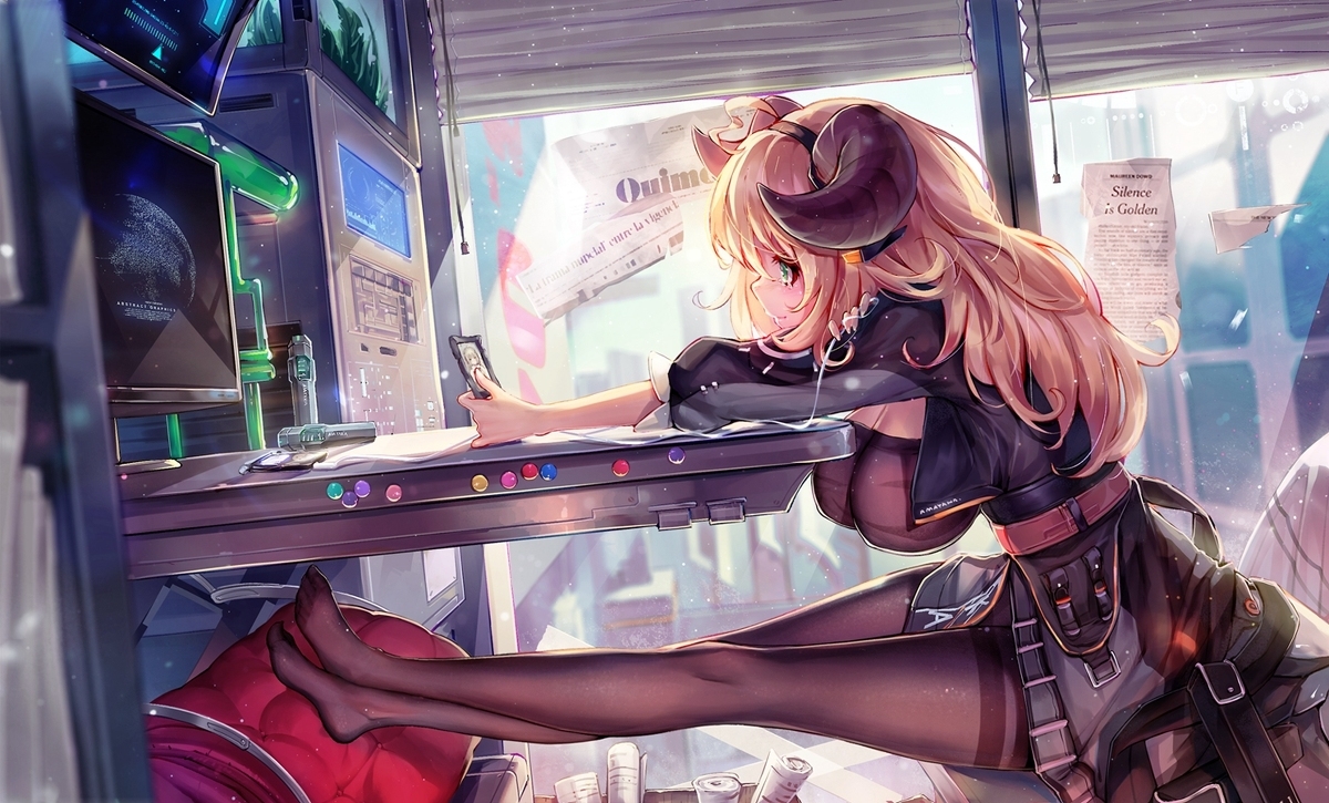 动画 动漫资讯 二次元精选美图第九期『黑白丝专题』图片来源于网络