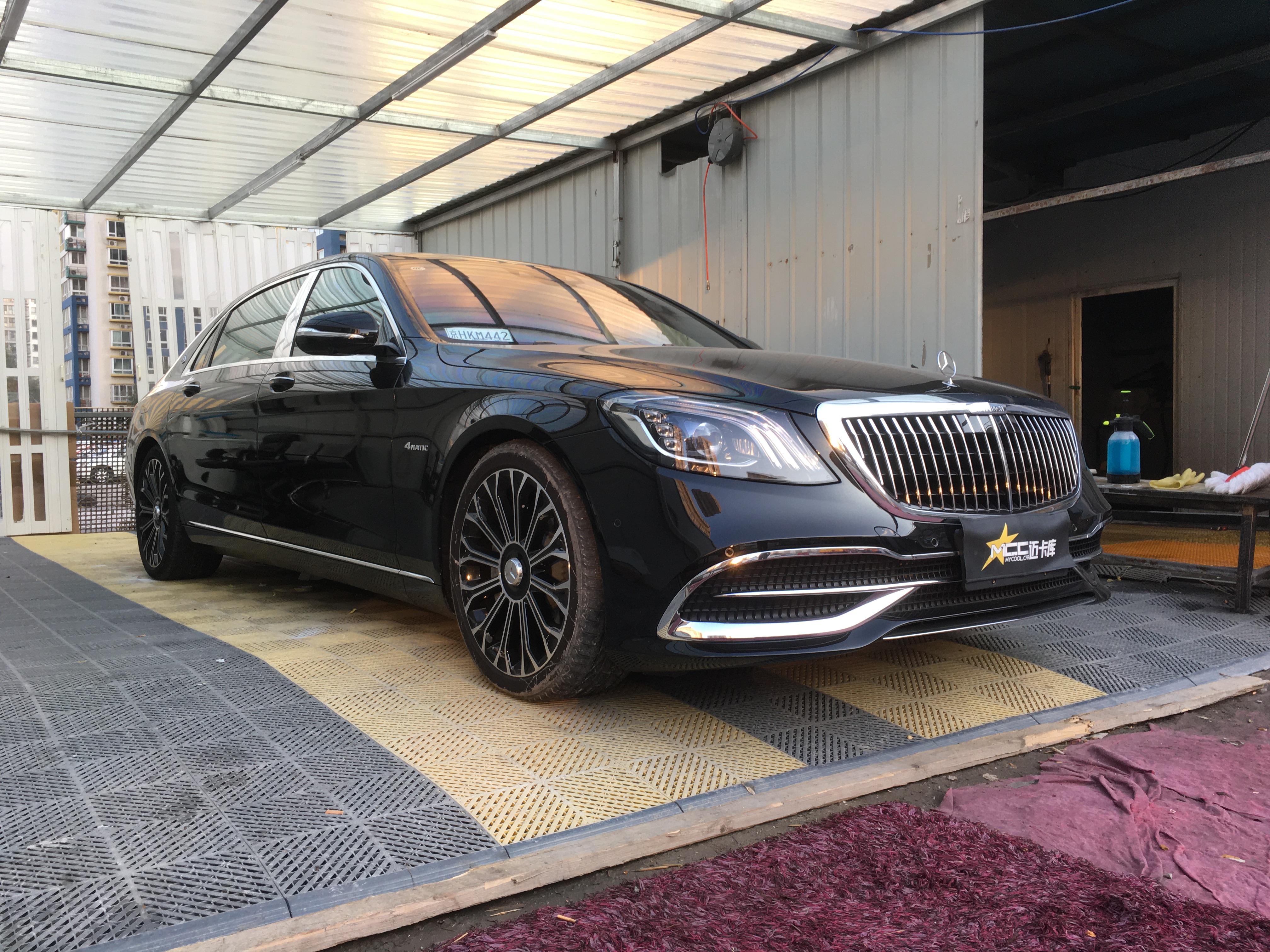 20款迈巴赫s450典藏版改装行政座椅五座改四座案例分享