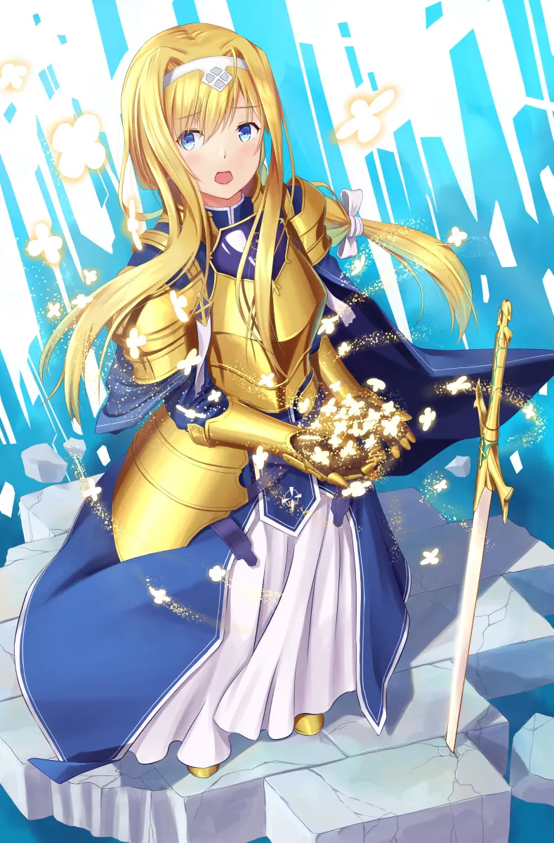 嘿嘿嘿 刀剑神域alicization 爱丽丝 滋贝鲁库精选壁纸插画美图 角色介绍系列 哔哩哔哩