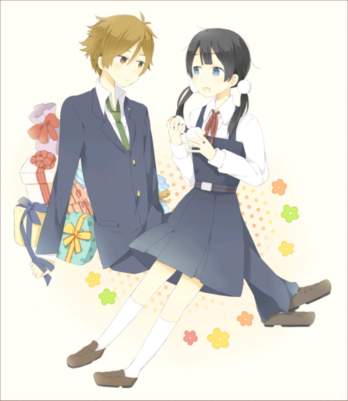 北白川玉子×大路饼藏的同人插画作品