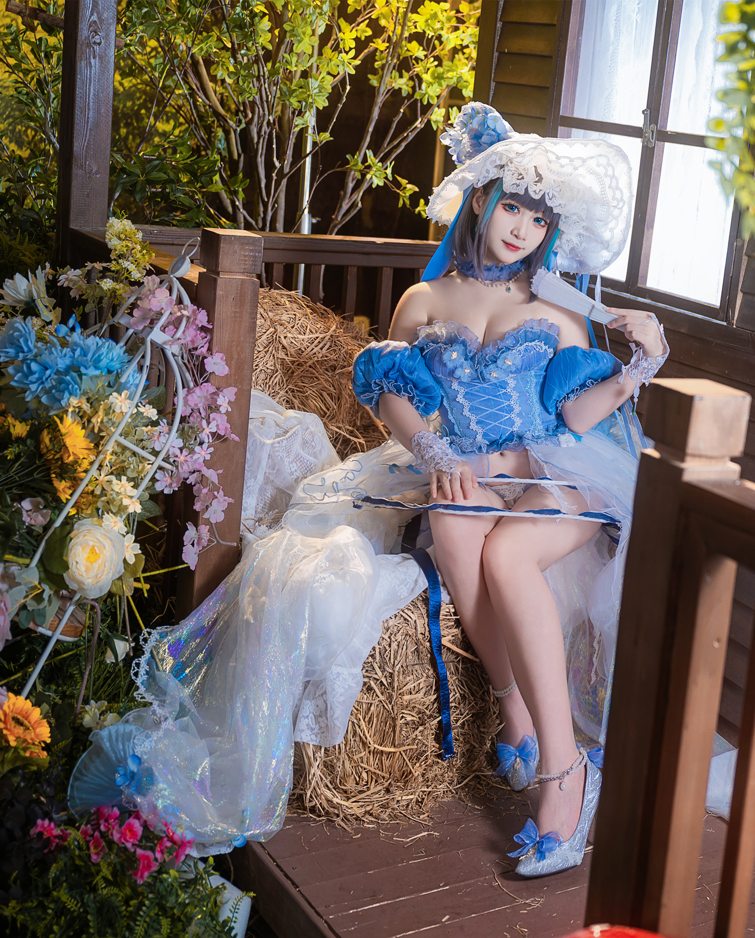 month-月一碧蓝航线柴郡cosplay5