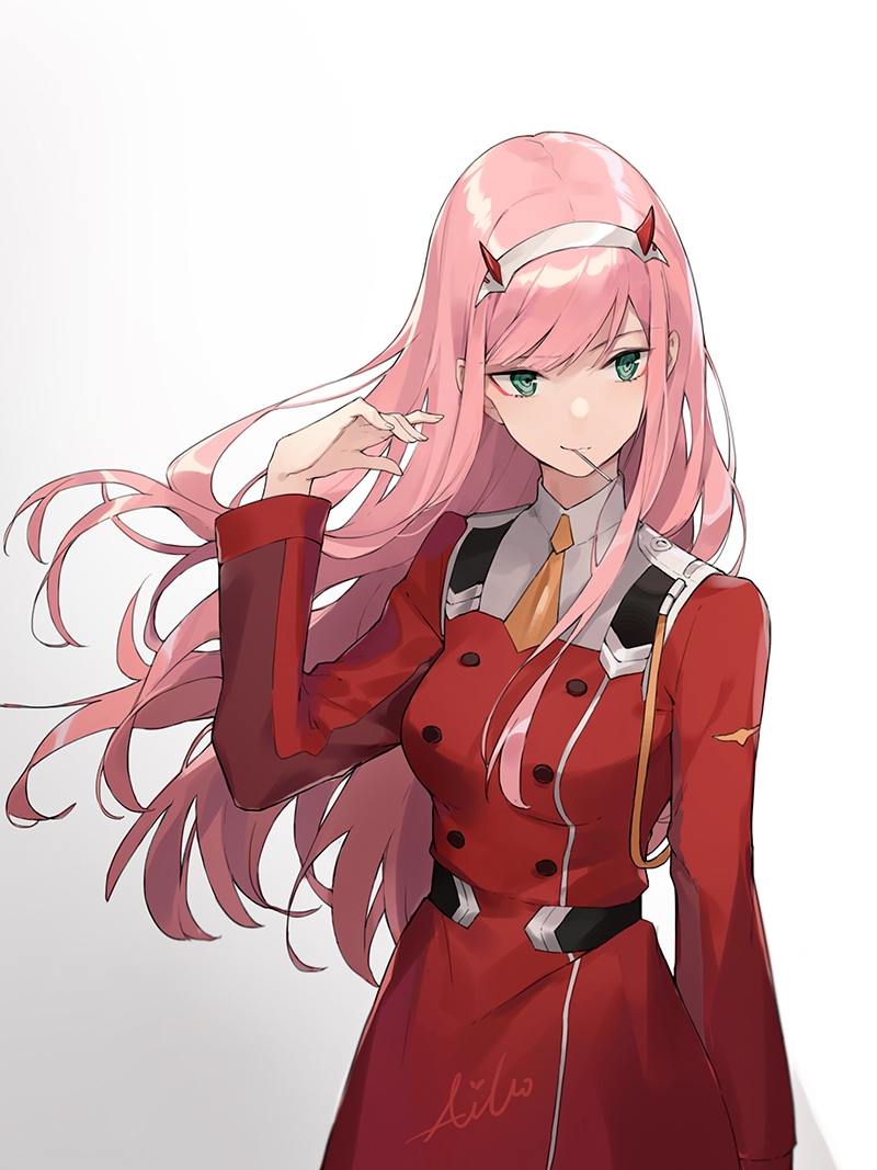 zero two美图欣赏(▽〃)