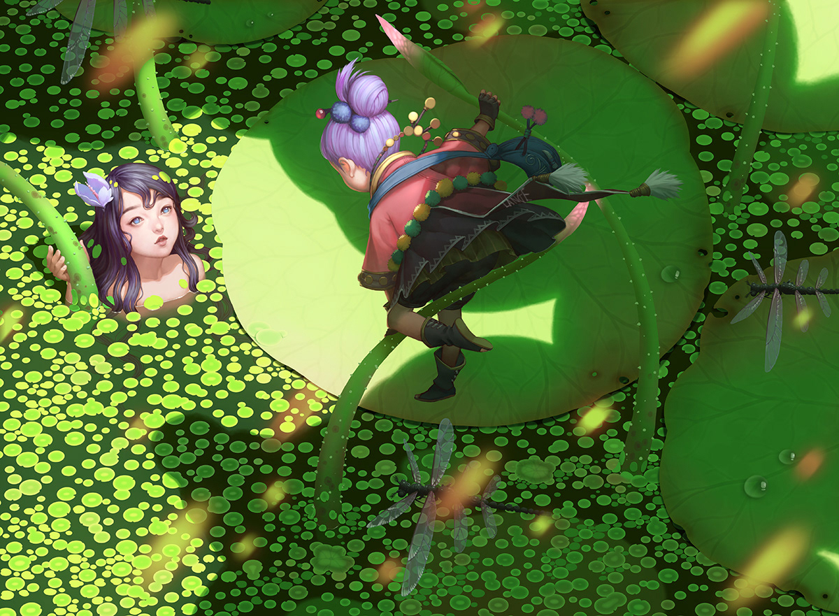 她是穿梭于山涧密林中的小精灵吗?灵动可爱,我心动啦!