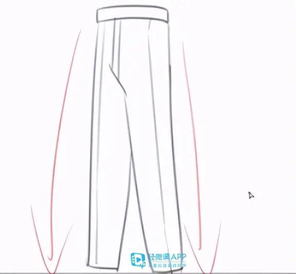 漫画里的西裤怎么画 漫画服装画法入门 哔哩哔哩