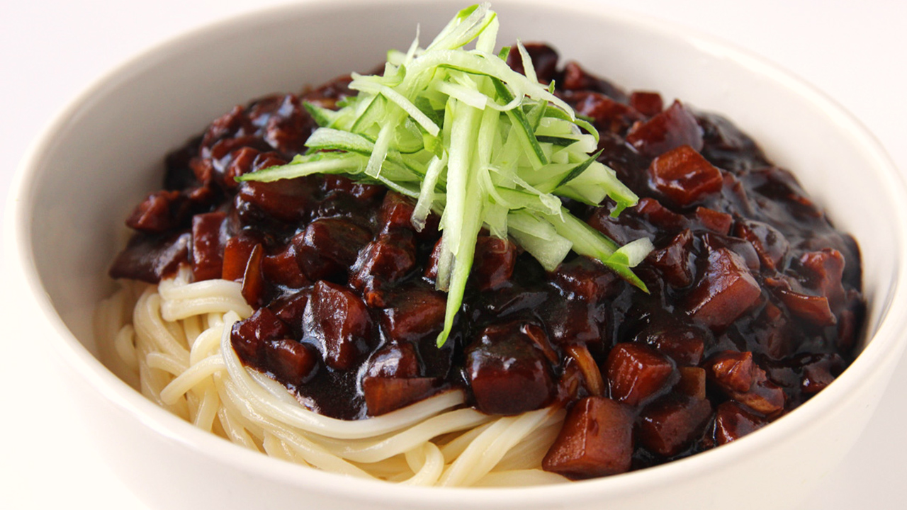 韩剧必推荐的国民外卖美食,韩式炸酱面(家庭版)让人垂涎欲滴