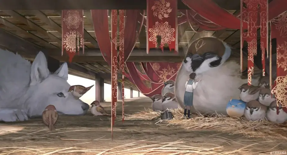 巨物压迫 面对体型超级大的生物你会害怕还是会有安全感 蓝铅笔 哔哩哔哩