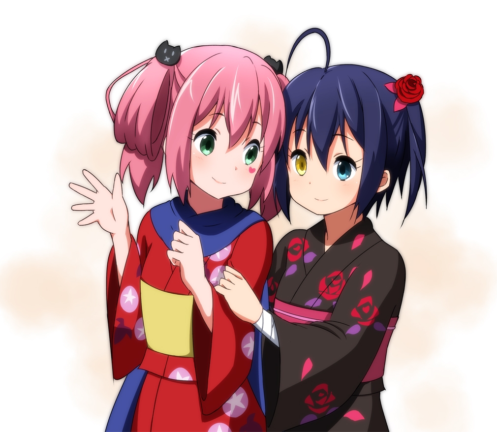 中二病也要谈恋爱:六花&勇太,丹生谷,凸守,七宫美图合辑!