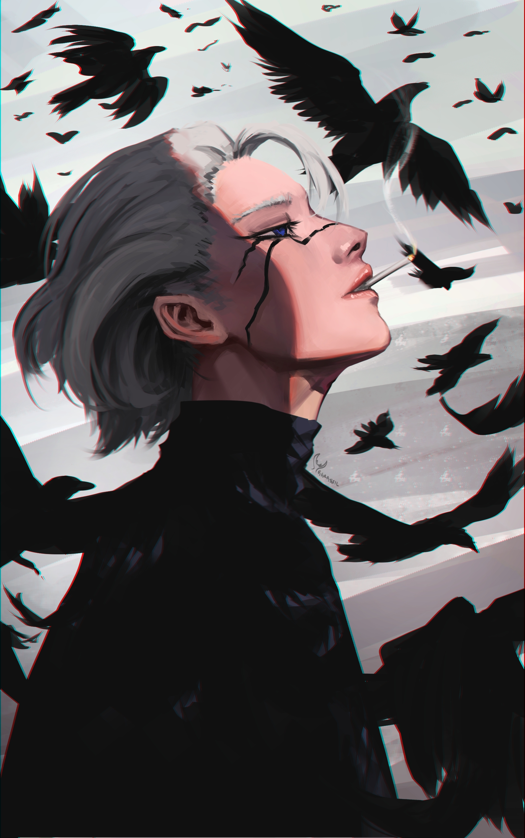 漆黑之翼 乌鸦插画特辑 2021.08.19