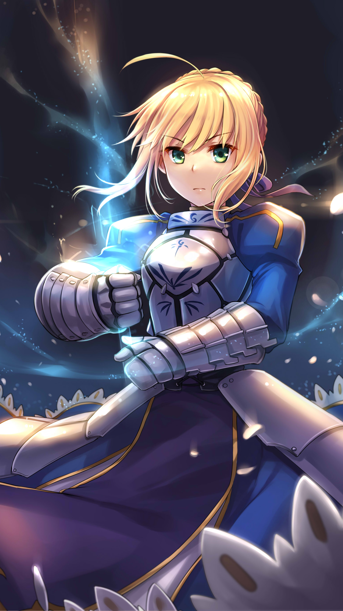 【手机高清壁纸裁剪】saber,光明磊落真挚下的