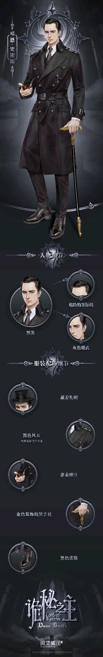 《诡秘之主》 官方人设图（部分） - 哔哩哔哩